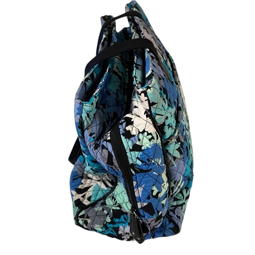 Vera Bradley Camofloral Quilted Women's Mini Weekender Tote Pockets Zipper Bag - Picture 3 of 16